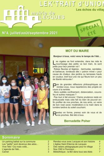 Lek'Trait d'Union n°4, cliquer pour lire le bulletin