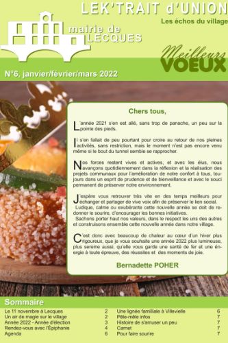 Lek'Trait d'Union n°6, cliquer pour ouvrir